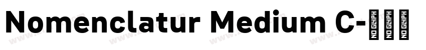 Nomenclatur Medium C字体转换